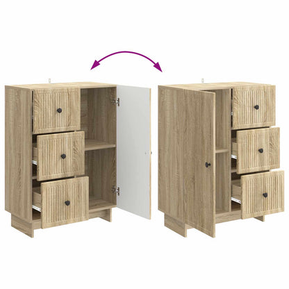 Credenza Rovere Sonoma 66 x 34,5 x 90 cm Legno ingegnerizzato