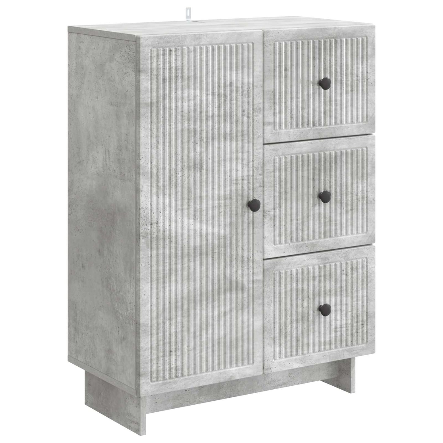 Credenza Grigio Cemento 66 x 34,5 x 90 cm Legno ingegnerizzato