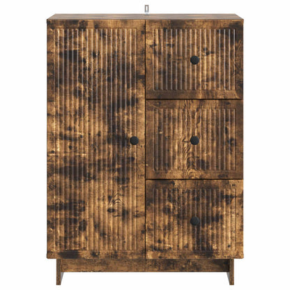 Credenza Rovere Fumo 66 x 34,5 x 90 cm Legno ingegnerizzato
