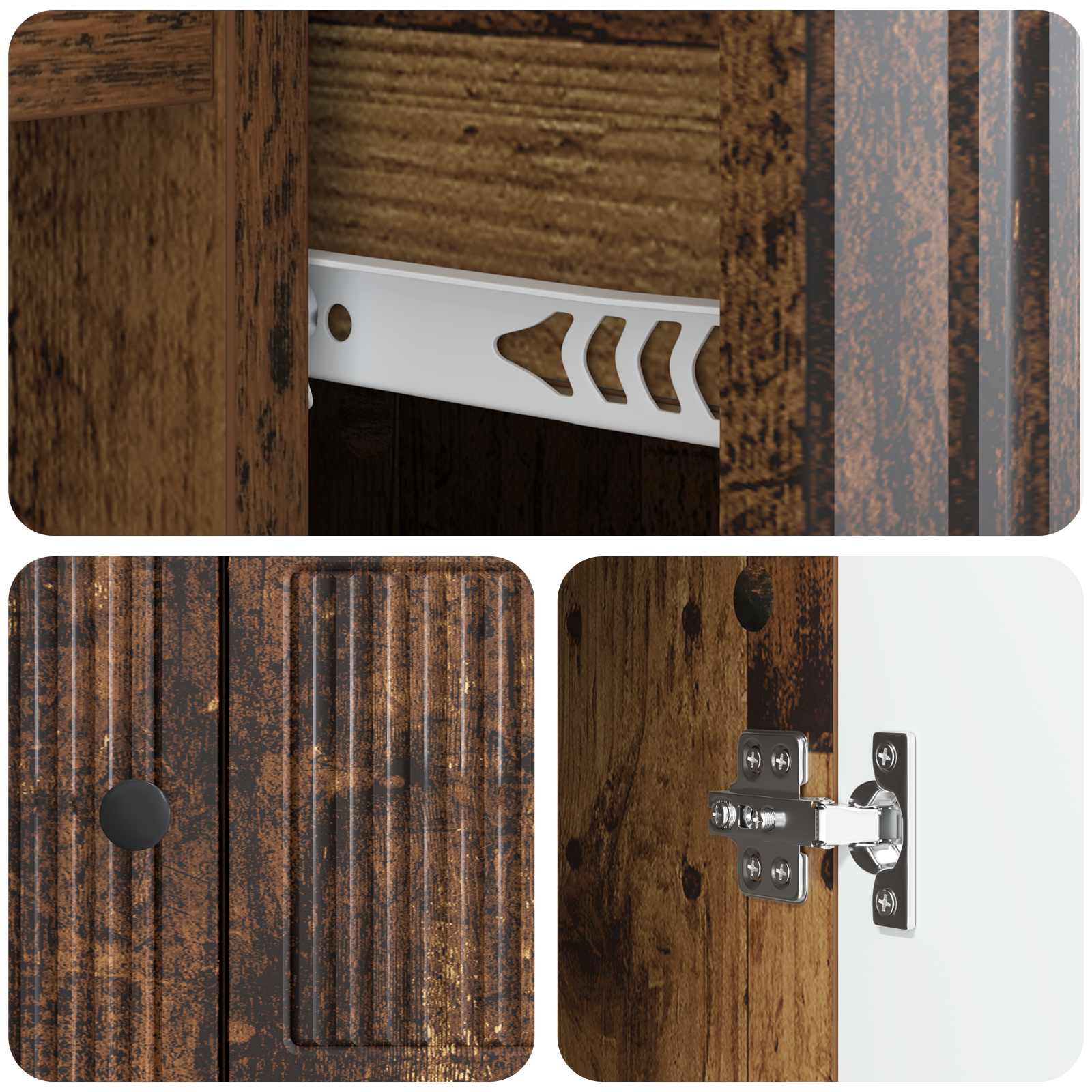 Credenza Legno antico 66 x 34,5 x 90 cm Legno ingegnerizzato | homemem39