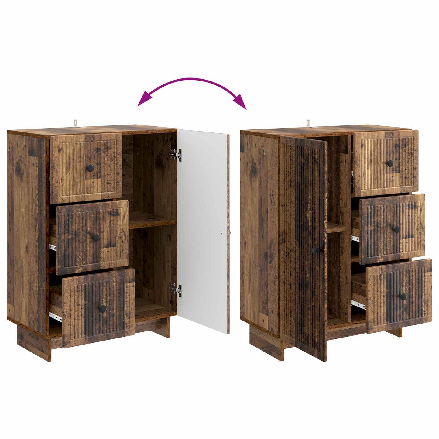 Credenza Legno antico 66 x 34,5 x 90 cm Legno ingegnerizzato | homemem39