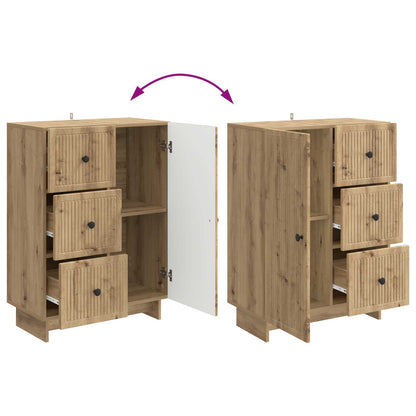 Credenza con cassetto Rovere Artigianale 66 x 34,5 x 90 cm | homemem39