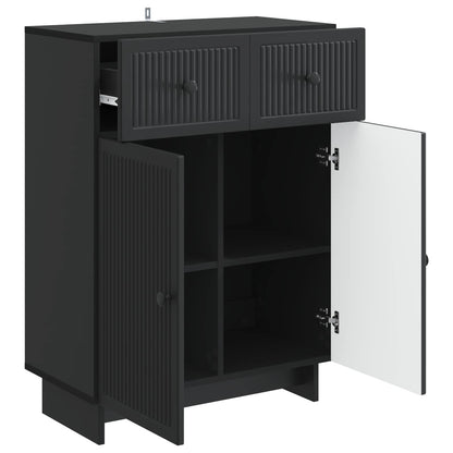 Credenza Nero 66 x 34,5 x 90 cm Legno ingegnerizzato | homemem39