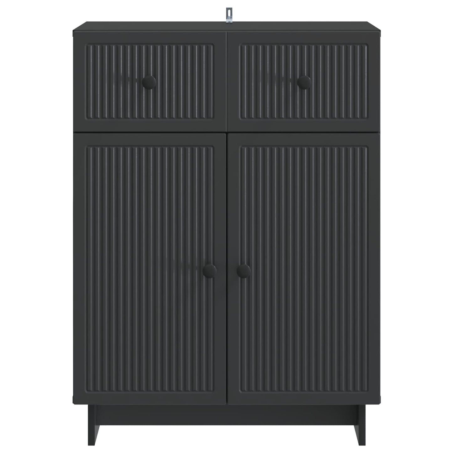 Credenza Nero 66 x 34,5 x 90 cm Legno ingegnerizzato | homemem39