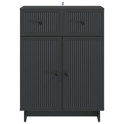 Credenza Nero 66 x 34,5 x 90 cm Legno ingegnerizzato | homemem39