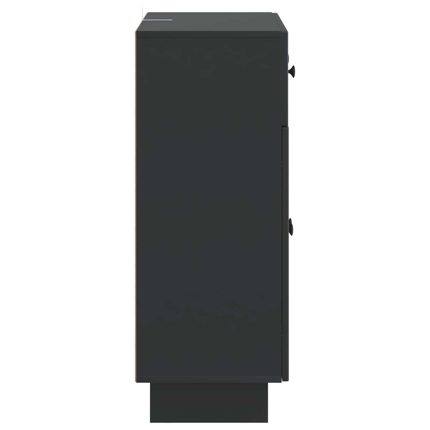 Credenza Nero 66 x 34,5 x 90 cm Legno ingegnerizzato | homemem39