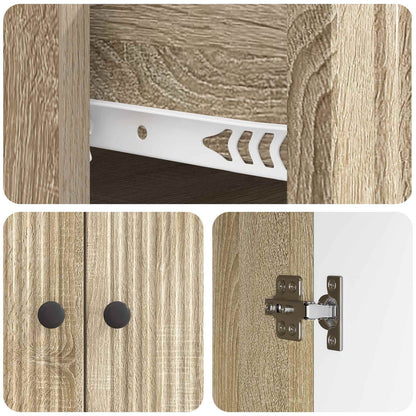 Credenza Rovere Sonoma 66 x 34,5 x 90 cm Legno ingegnerizzato | homemem39