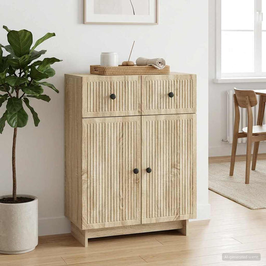 Credenza Rovere Sonoma 66 x 34,5 x 90 cm Legno ingegnerizzato