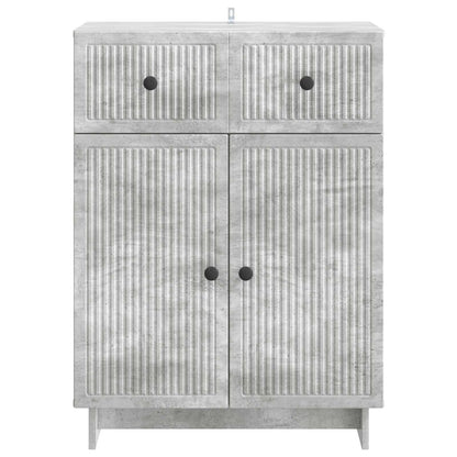 Credenza Grigio Cemento 66 x 34,5 x 90 cm Legno ingegnerizzato | homemem39