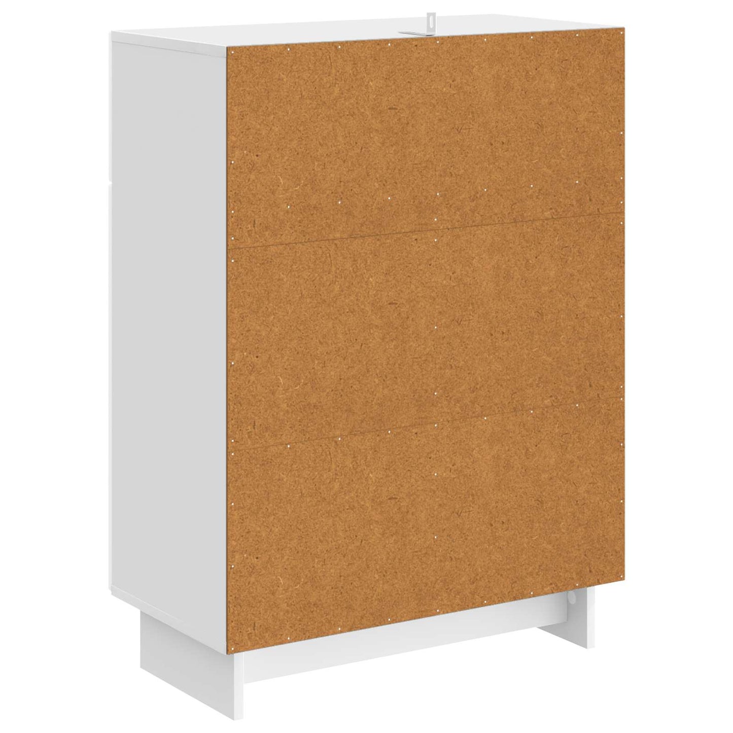 Credenza Bianco Lucido 66 x 34,5 x 90 cm Legno ingegnerizzato