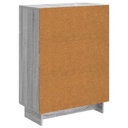 Credenza Grigio Sonoma 66 x 34,5 x 90 cm Legno ingegnerizzato | homemem39