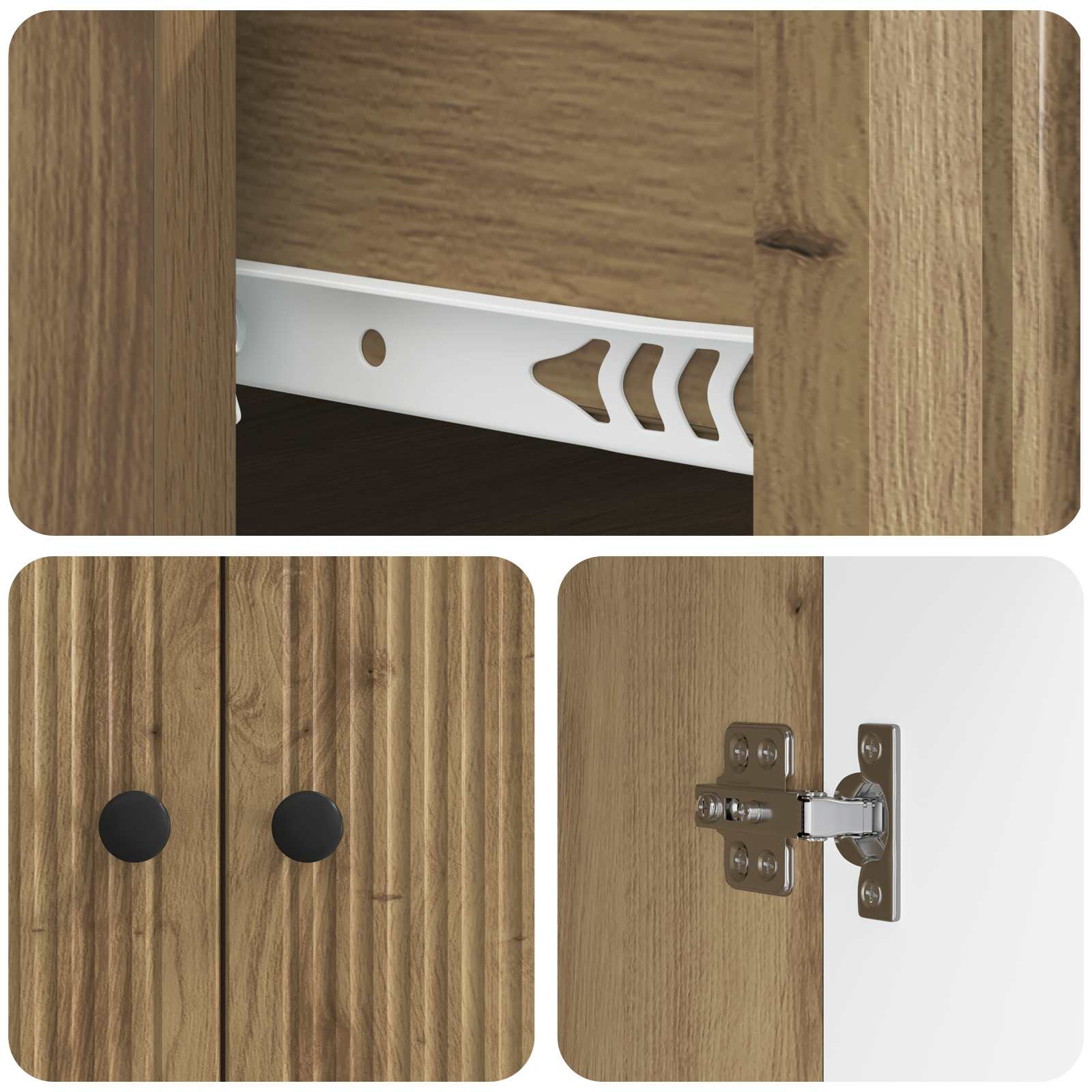 Credenza Rovere Artigianale 66 x 34,5 x 90 cm - homemem39
