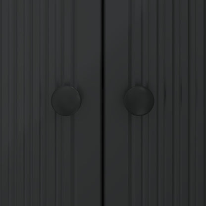 Credenza Nero 89 x 34,5 x 80 cm Legno ingegnerizzato | homemem39