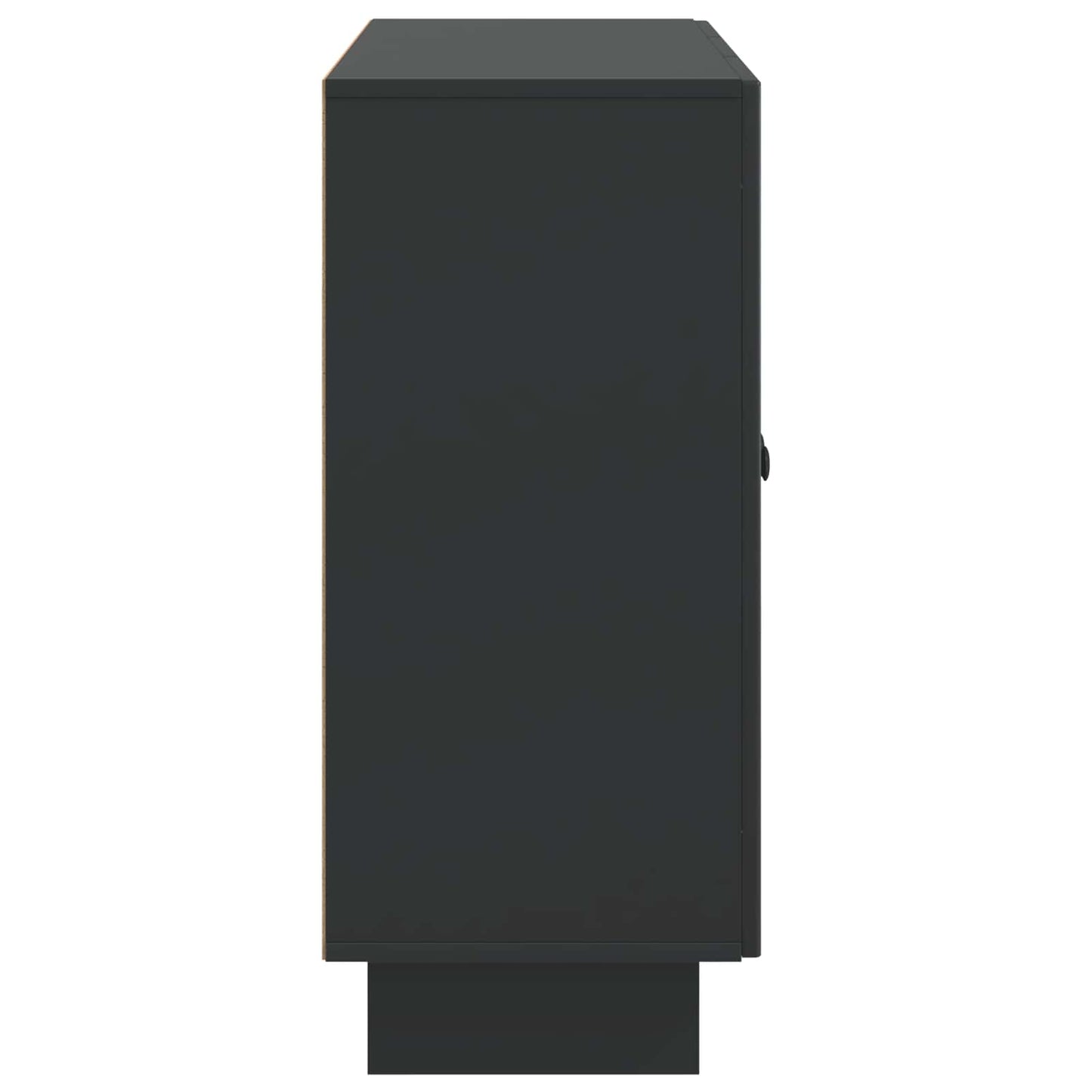 Credenza Nero 89 x 34,5 x 80 cm Legno ingegnerizzato
