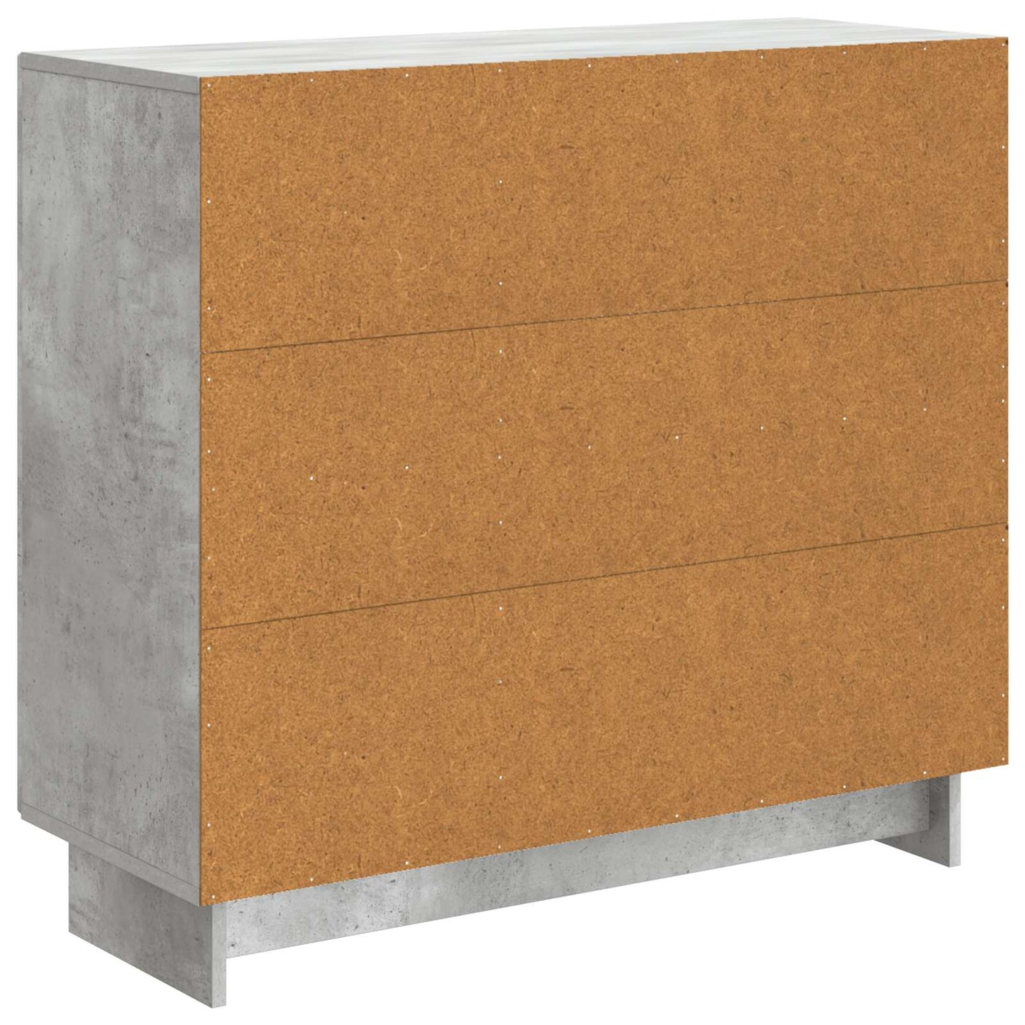 Credenza Grigio Cemento 89 x 34,5 x 80 cm Legno ingegnerizzato