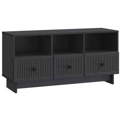 Mobile TV Nero 102 x 34,5 x 50 cm Legno ingegnerizzato