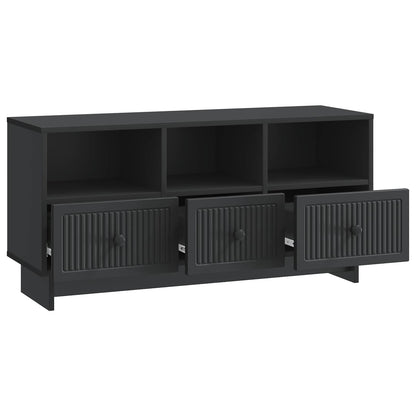Mobile TV Nero 102 x 34,5 x 50 cm Legno ingegnerizzato