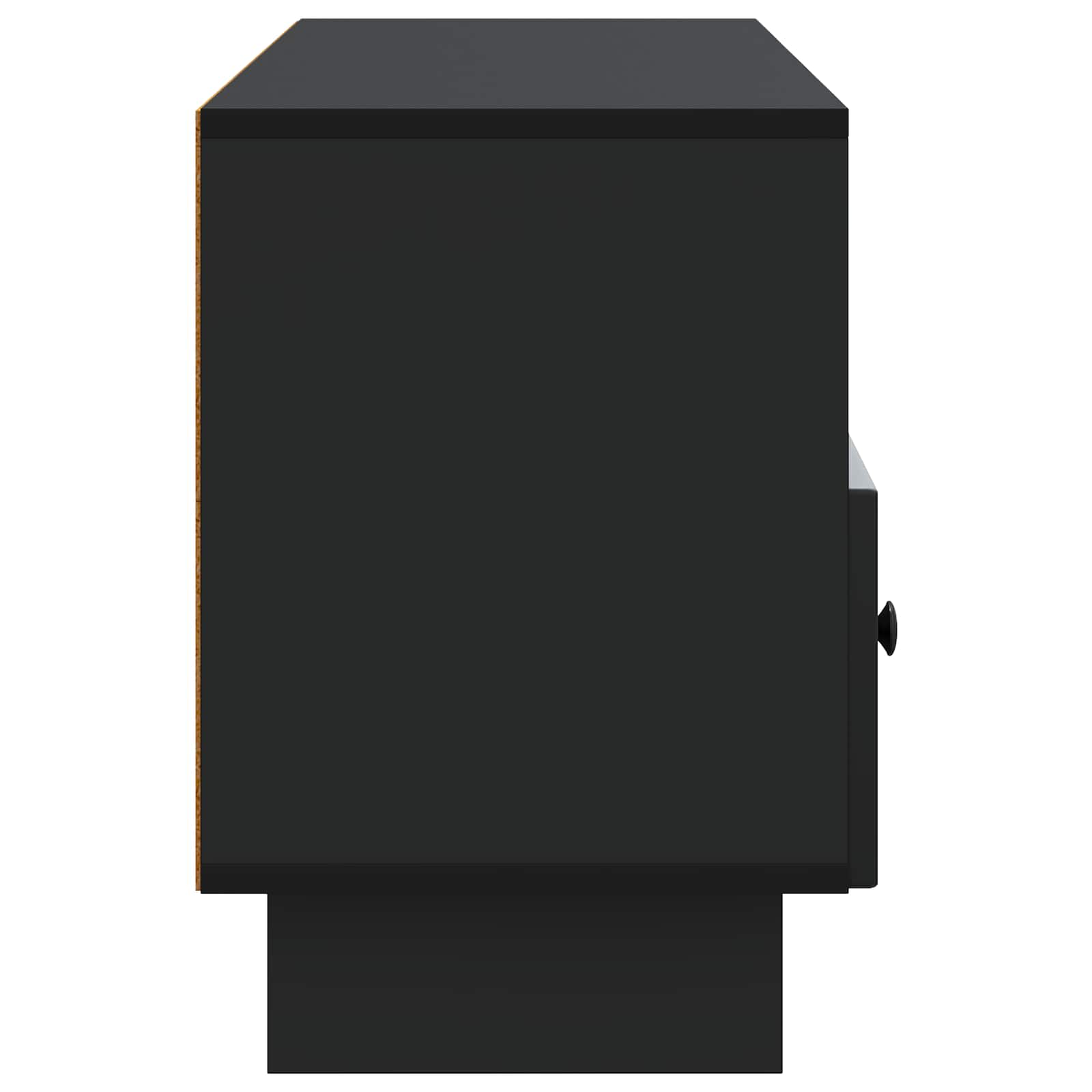 Mobile TV Nero 102 x 34,5 x 50 cm Legno ingegnerizzato | homemem39