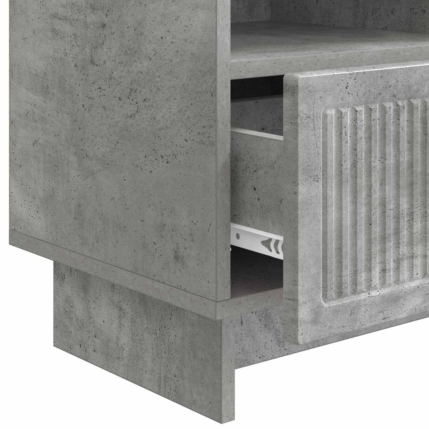 Mobile TV con cassetto Grigio Cemento 102 x 34,5 x 50 cm | homemem39
