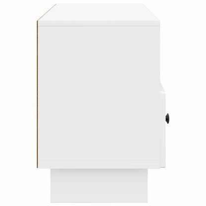 Mobile TV Bianco Lucido 102 x 34,5 x 50 cm Legno ingegnerizzato
