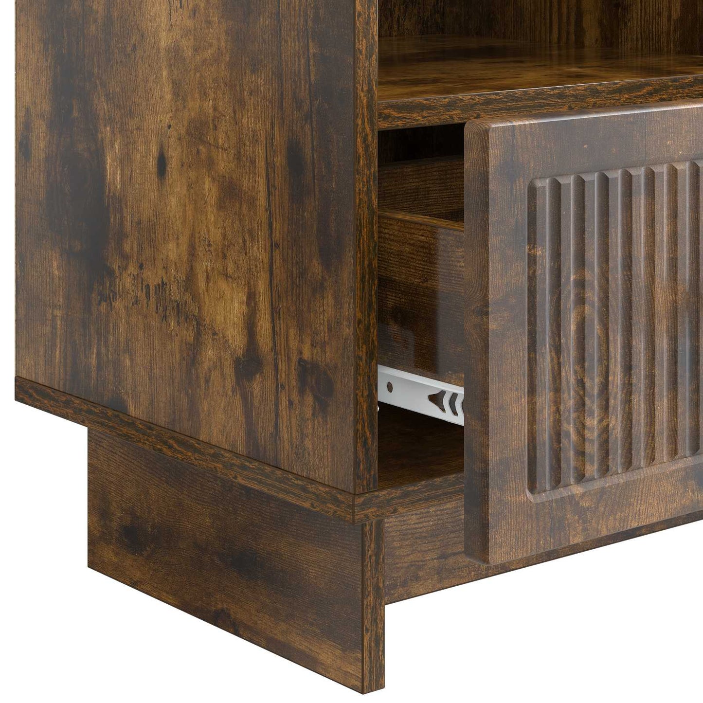 Mobile TV Rovere Fumo 102 x 34,5 x 50 cm Legno ingegnerizzato | homemem39