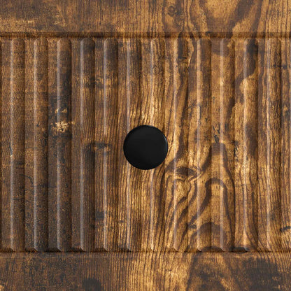 Mobile TV Rovere Fumo 102 x 34,5 x 50 cm Legno ingegnerizzato