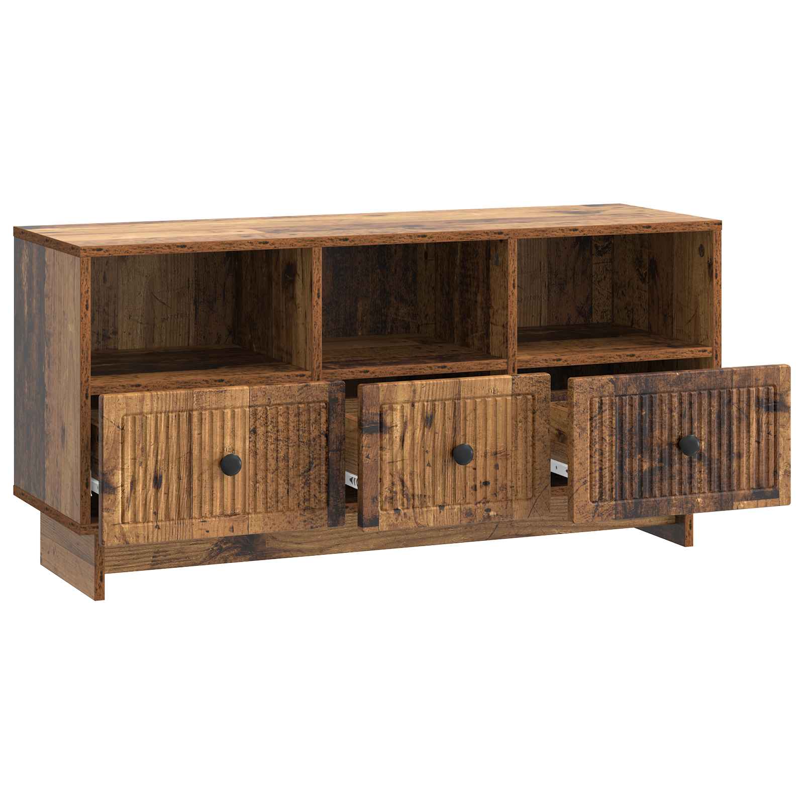 Mobile TV Legno antico 102 x 34,5 x 50 cm Legno ingegnerizzato | homemem39