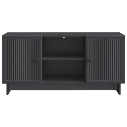 Mobile TV Nero 102 x 34,5 x 50 cm Legno multistrato | homemem39