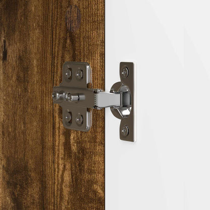 Mobile TV Rovere fumé 102 x 34,5 x 50 cm Legno multistrato | homemem39
