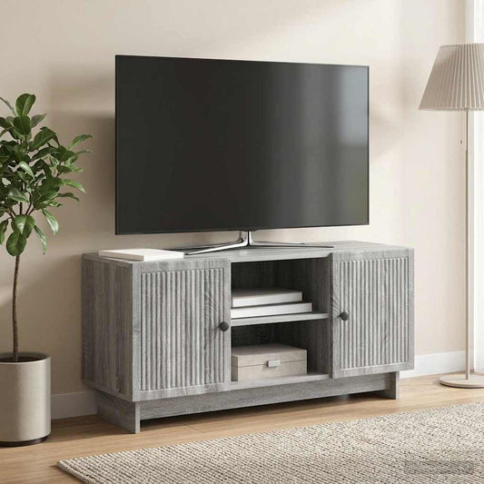 Mobile TV 102 x 34,5 x 50 cm Sonoma grigio Legno ingegnerizzato