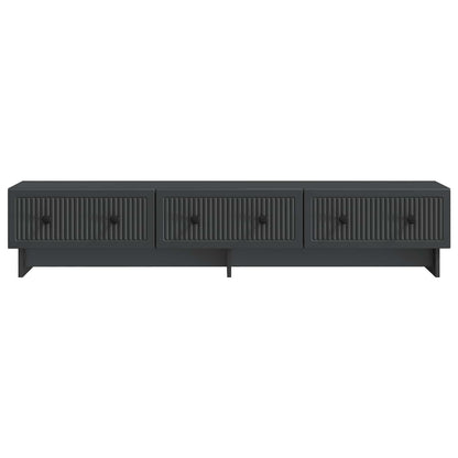 Mobile TV Nero 147 x 34,5 x 30 cm Legno ingegnerizzato | homemem39