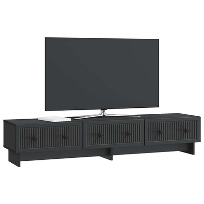 Mobile TV Nero 147 x 34,5 x 30 cm Legno ingegnerizzato | homemem39