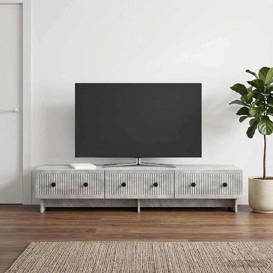 Mobile TV 147 x 34,5 x 30 cm Grigio Cemento