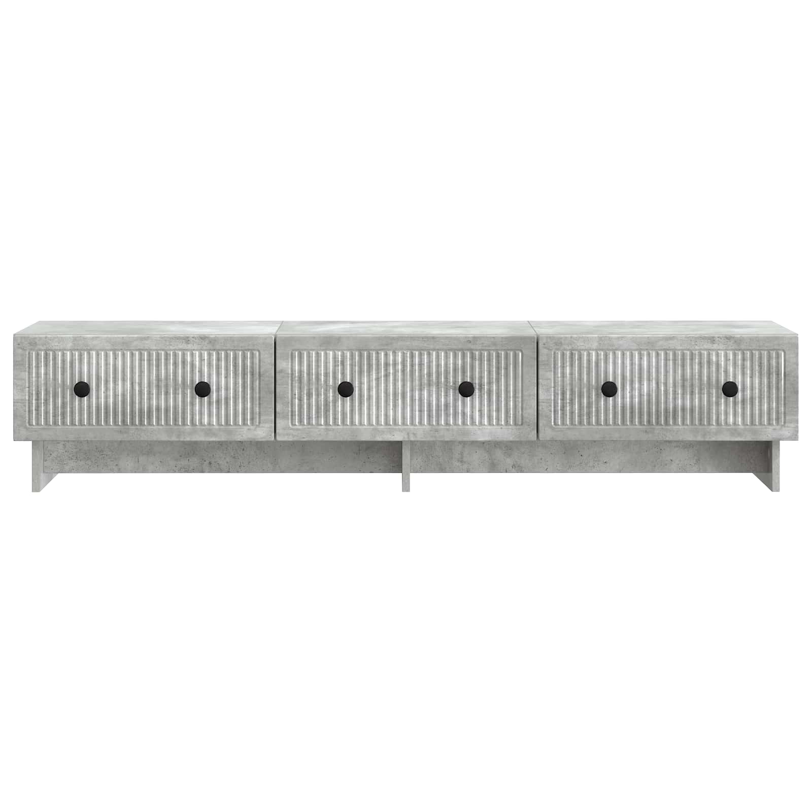 Mobile TV con cassetto Grigio Cemento 147 x 34,5 x 30 cm | homemem39