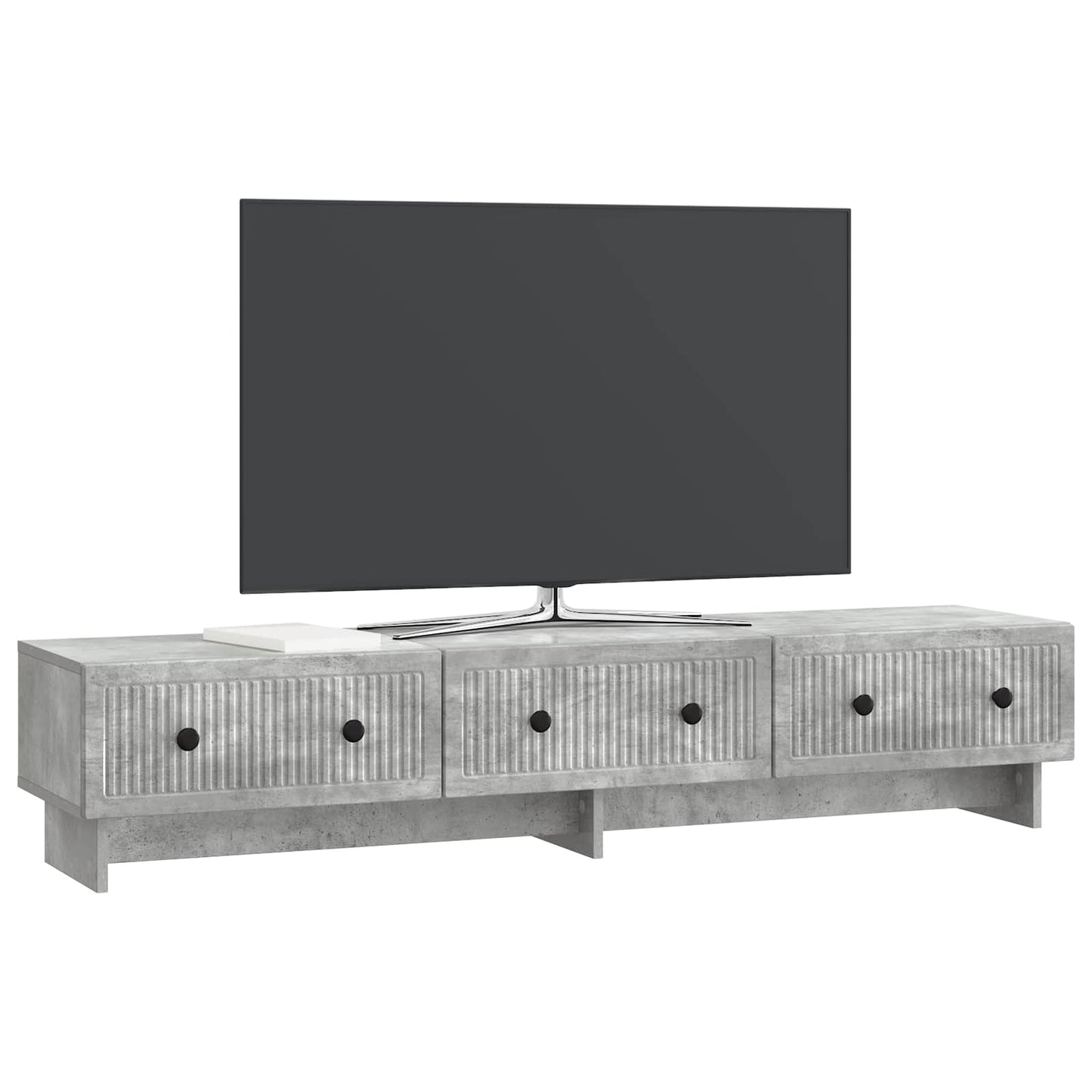 Mobile TV con cassetto Grigio Cemento 147 x 34,5 x 30 cm | homemem39