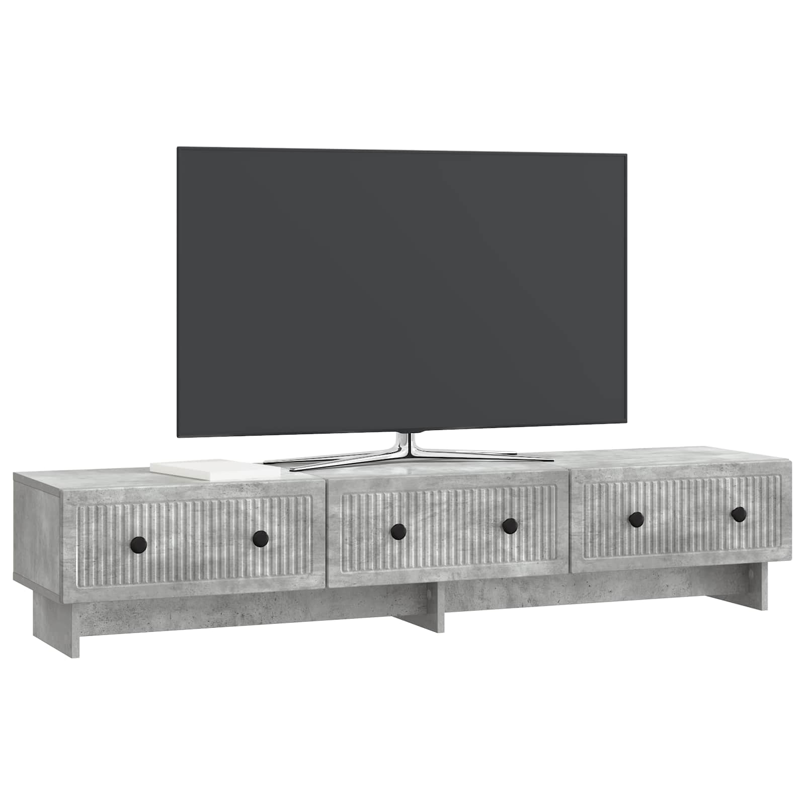 Mobile TV con cassetto Grigio Cemento 147 x 34,5 x 30 cm | homemem39