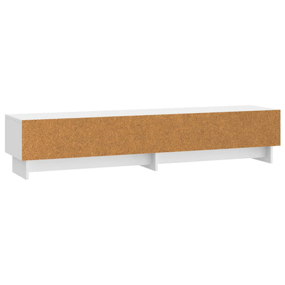 Mobile TV Bianco Lucido 147 x 34,5 x 30 cm Legno ingegnerizzato | homemem39