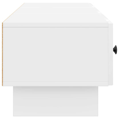 Mobile TV Bianco Lucido 147 x 34,5 x 30 cm Legno ingegnerizzato | homemem39