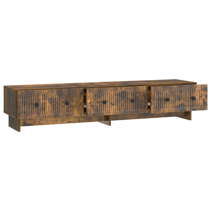 Mobile TV Rovere Fumo 147 x 34,5 x 30 cm Legno ingegnerizzato | homemem39