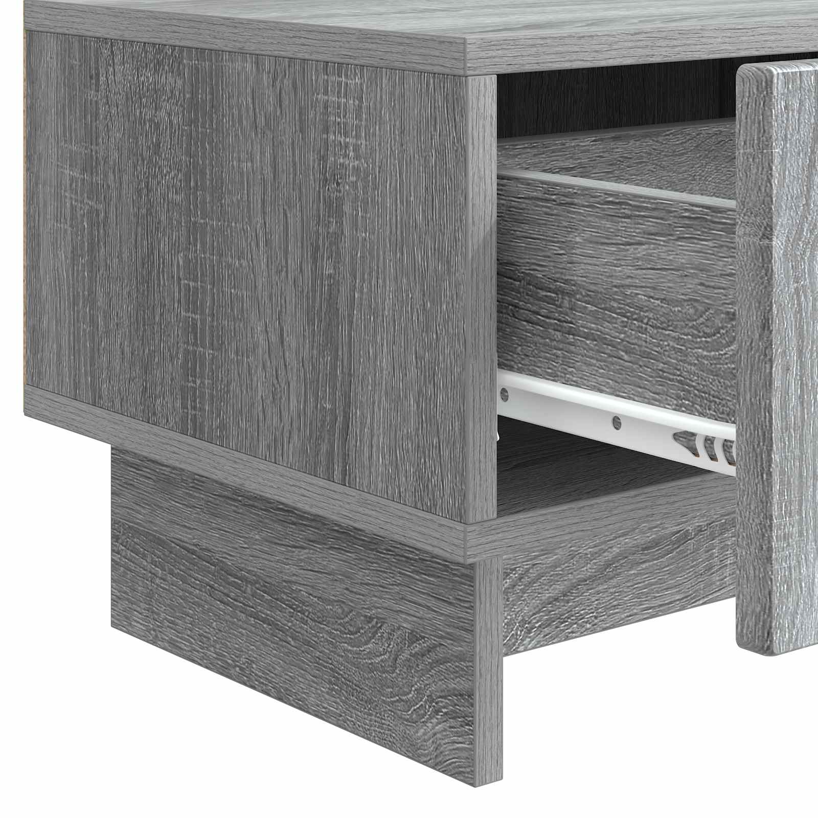 Mobile TV Grigio Sonoma 147 x 34,5 x 30 cm Legno ingegnerizzato | homemem39