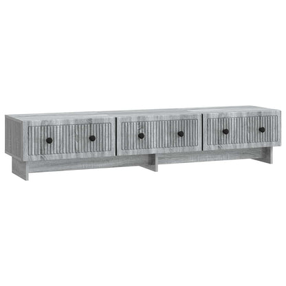 Mobile TV Grigio Sonoma 147 x 34,5 x 30 cm Legno ingegnerizzato | homemem39
