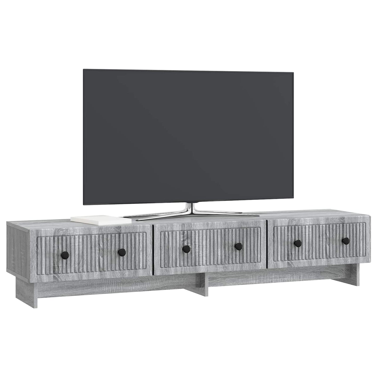 Mobile TV Grigio Sonoma 147 x 34,5 x 30 cm Legno ingegnerizzato | homemem39