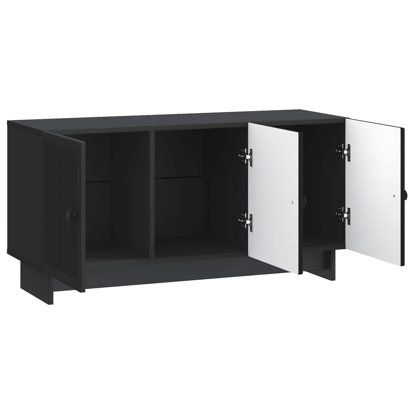 Mobile TV Nero 99 x 34,5 x 50 cm Legno ingegnerizzato | homemem39