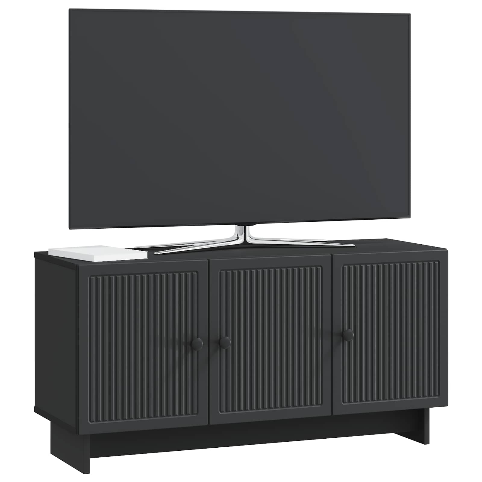 Mobile TV Nero 99 x 34,5 x 50 cm Legno ingegnerizzato | homemem39