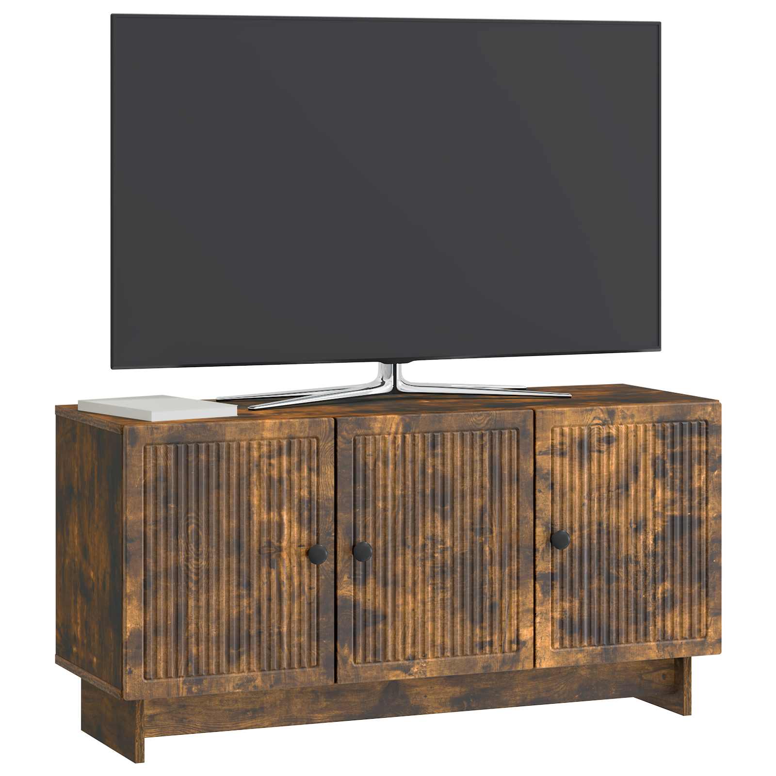 Mobile TV Rovere Fumo 99 x 34,5 x 50 cm Legno ingegnerizzato | homemem39