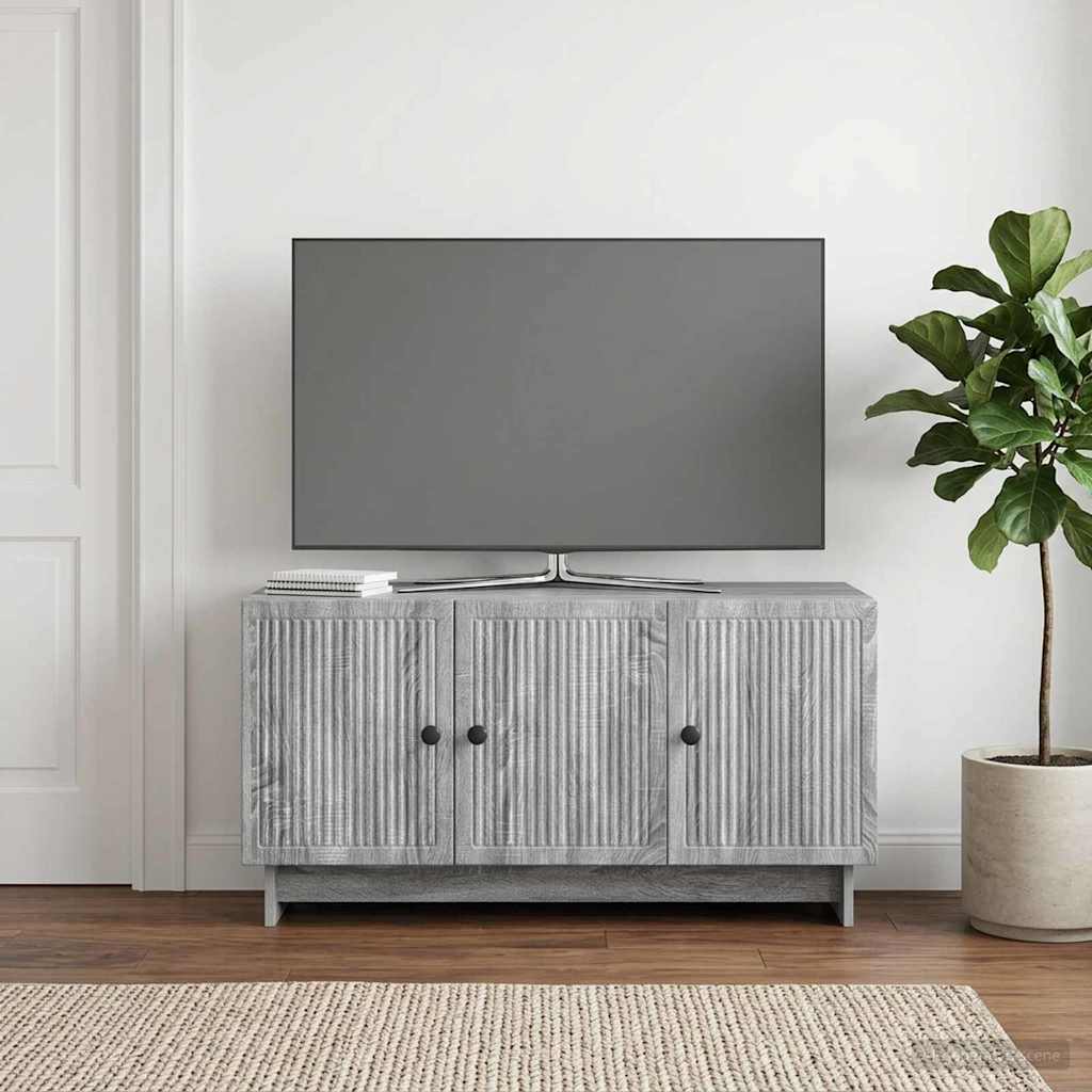 Mobile TV Grigio Sonoma 99 x 34,5 x 50 cm Legno ingegnerizzato