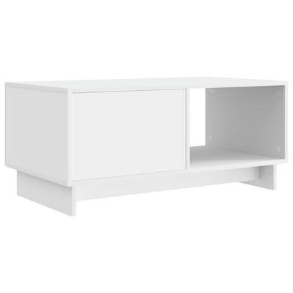 Tavolino da salotto Bianco 90 x 50 x 40 cm Legno ingegnerizzato | homemem39