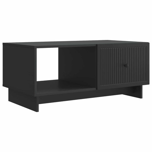 Tavolino da salotto Nero 90 x 50 x 40 cm Legno ingegnerizzato