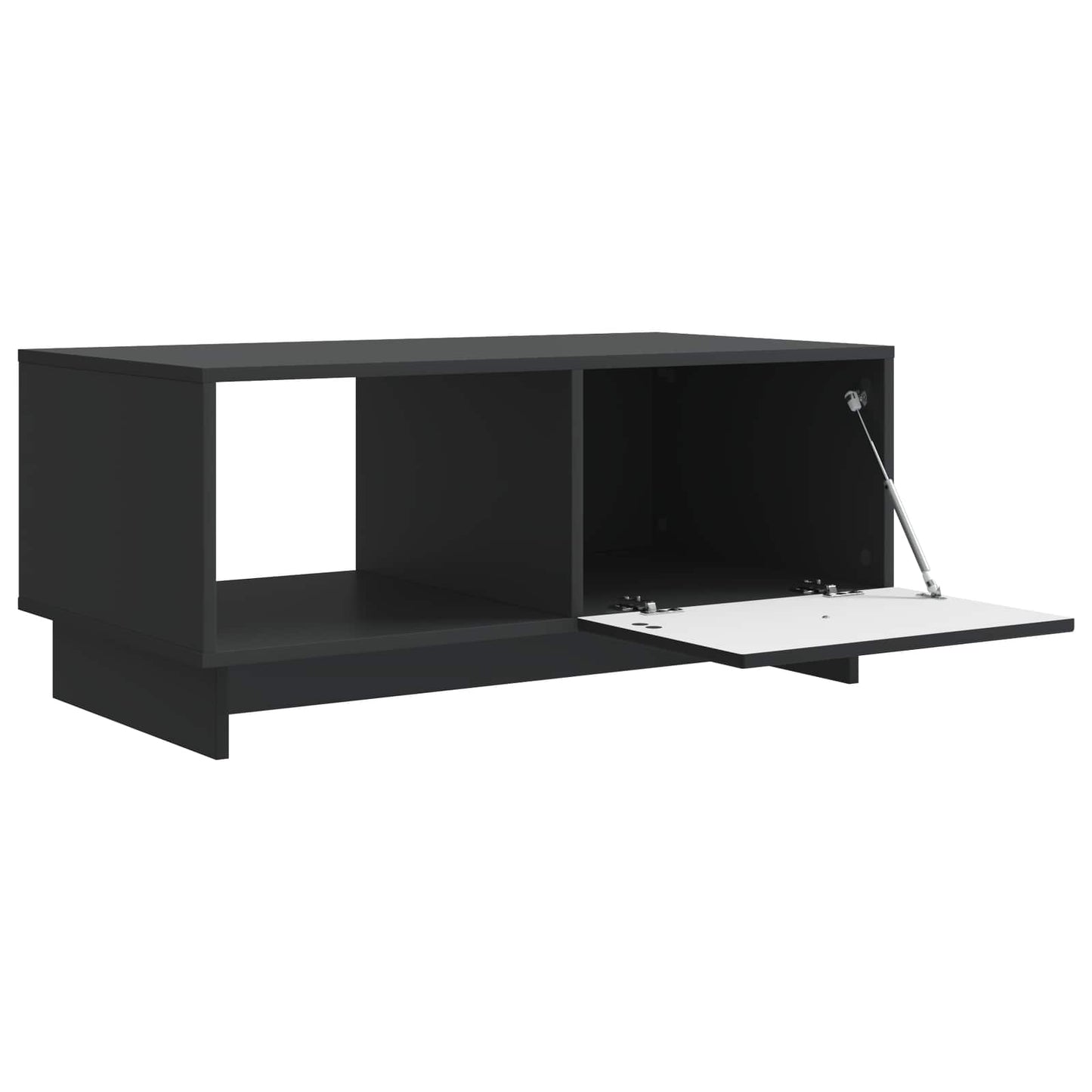 Tavolino da salotto Nero 90 x 50 x 40 cm Legno ingegnerizzato