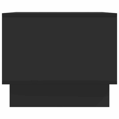 Tavolino da salotto Nero 90 x 50 x 40 cm Legno ingegnerizzato